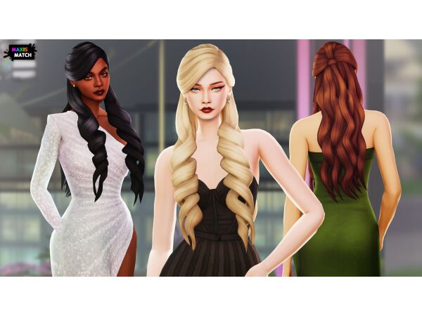 Stunning Jane Hairstyle for The Sims 4 1 Stunning Jane Hairstyle for The Sims 4 Sims 4 CC