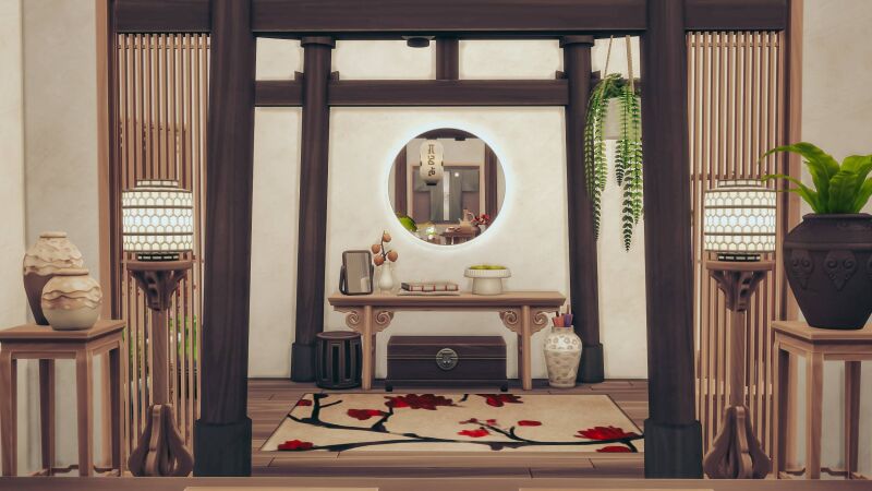 Japanese Apartment - 20, Culpepper House 3 sims 4 cc japanese apartment 20 culpepper house by maririd 4