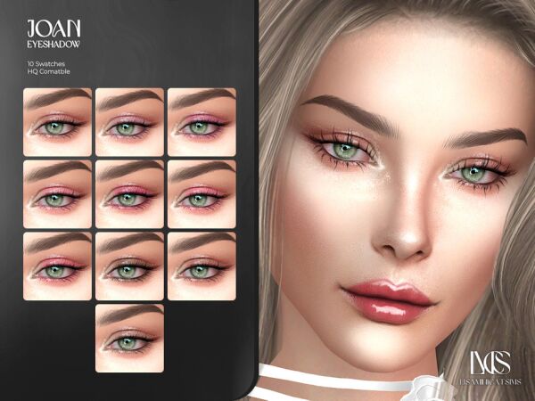 Joan Eyeshadow by Lisaminicatsims 1 Joan Eyeshadow by Lisaminicatsims Sims 4 CC