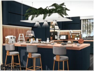Fully Equipped Kitchen – K7 Sims 4 CC