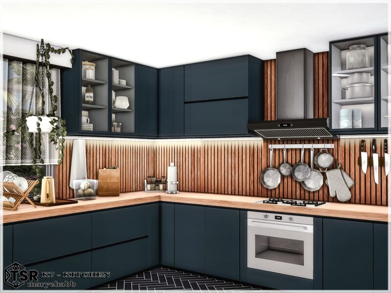 Fully Equipped Kitchen - K7 4 sims 4 cc k7 kitchen 4