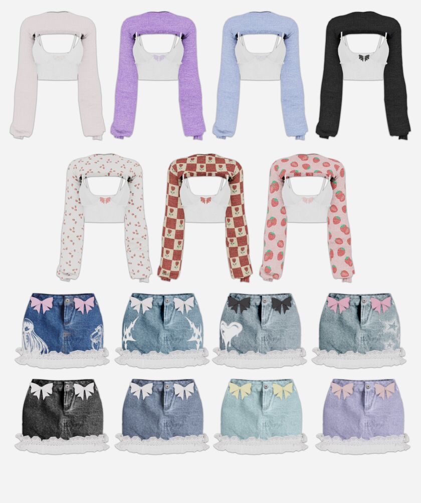 Stylish Kitten Rosé Set for Your Sims 2 sims 4 cc kitten rose set 2