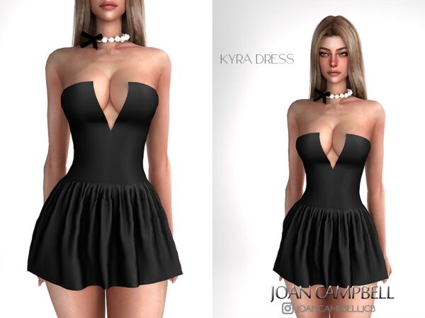 Stunning Kyra Dress by Joan Campbell Beauty 1 Stunning Kyra Dress by Joan Campbell Beauty Sims 4 CC