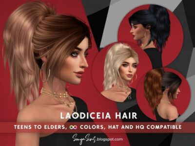 Laodiceia Hair Sims 4 CC