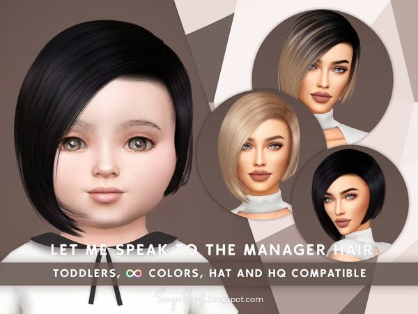 Stylish Todd Hair for All Ages 1 Stylish Todd Hair for All Ages Sims 4 CC