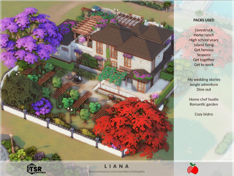 Liana Restaurant - No CC 2 sims 4 cc liana restaurant no cc by melapples 7