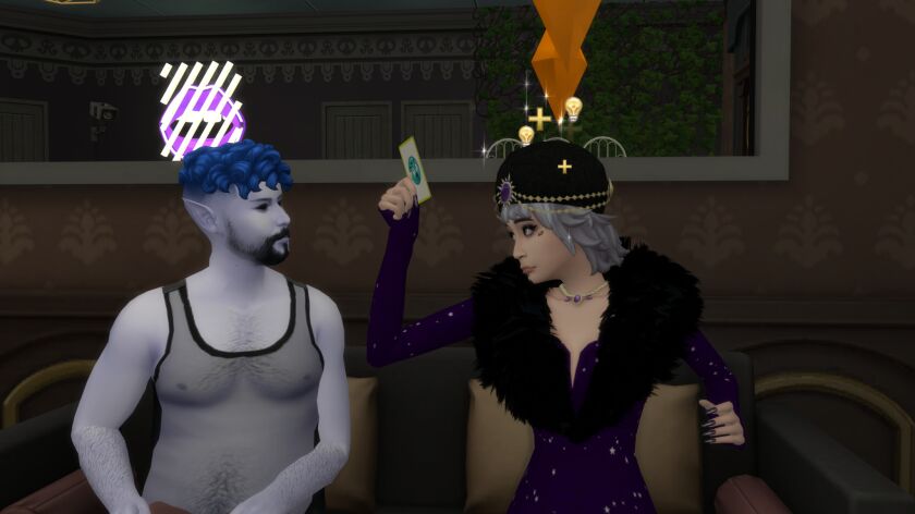 🌌 Meet Lilliana: Your Mystical Starry Queen! 2 sims 4 cc lilliana is here to tell your future 3
