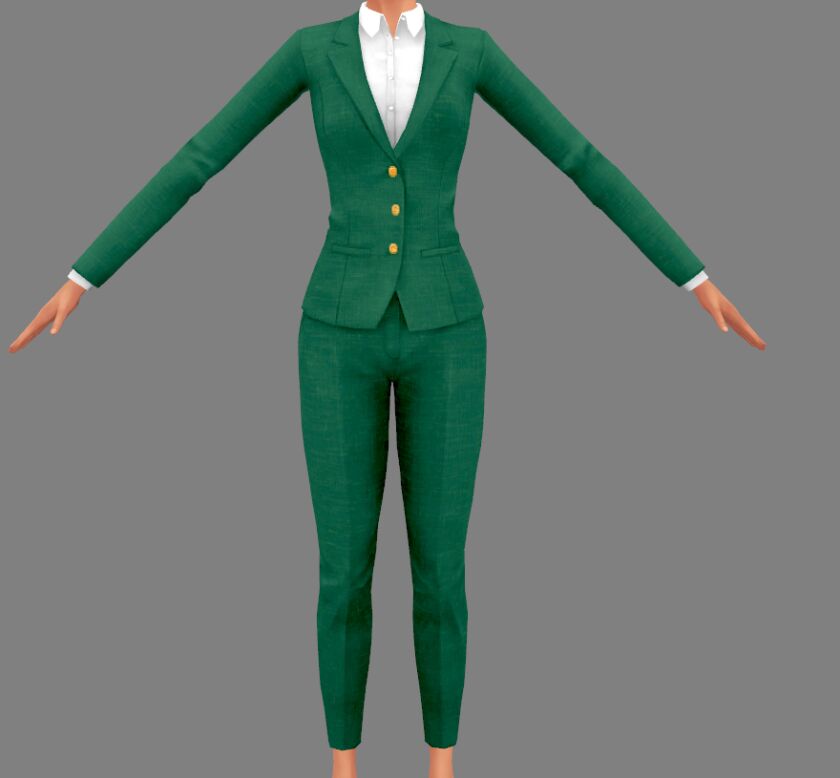 Linen Suit in Jewel Tones 6 sims 4 cc linen suit in jewel tones 5
