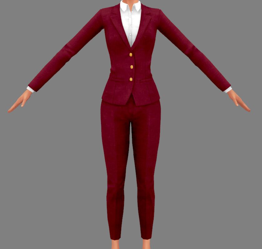 Linen Suit in Jewel Tones 3 sims 4 cc linen suit in jewel tones 6