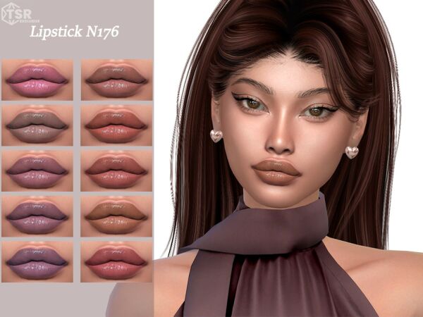Lipstick N176 By Qlayla 1 Lipstick N176 By Qlayla Sims 4 CC