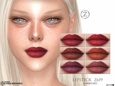 Lipstick Z619 By Zenx Sims 4 CC