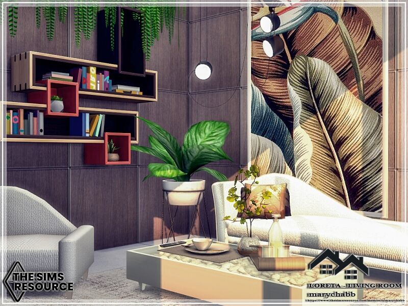 Loreta - Living Room 4 sims 4 cc loreta living room 2