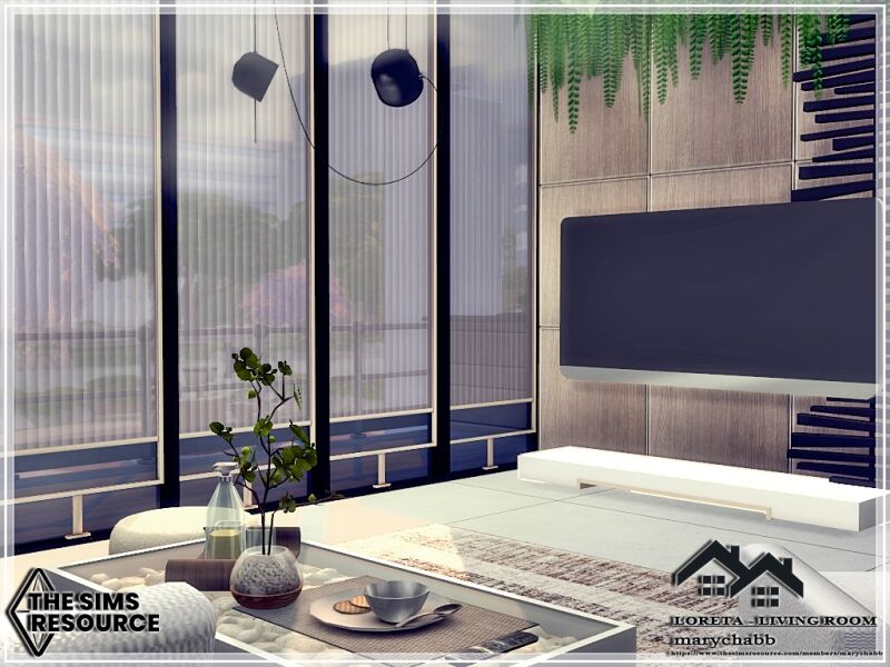 Loreta - Living Room 3 sims 4 cc loreta living room 3