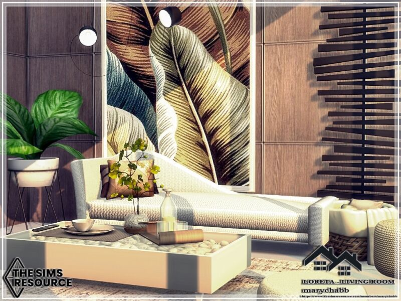 Loreta - Living Room 2 sims 4 cc loreta living room 4