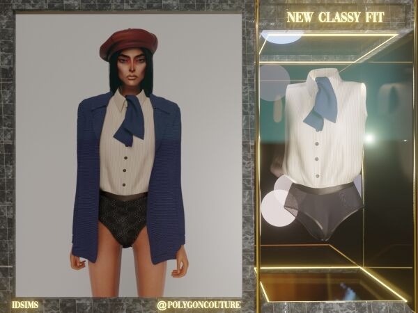 Sleek Low Waist Leather Pants 5 sims 4 cc low waist pants in leather 20