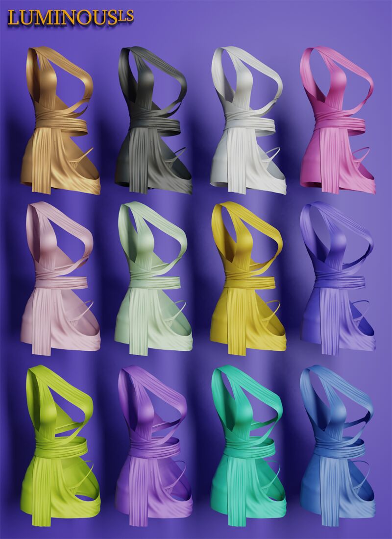 Stunning Ls-Emerald Dress for Every Age 2 sims 4 cc ls emerald dress 2