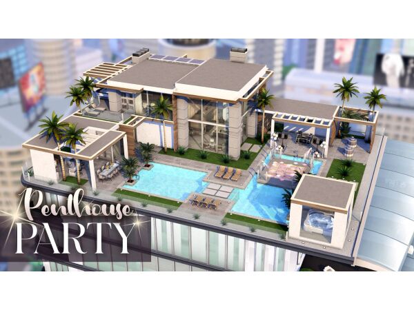 Luxury Party Penthouse 1 Luxury Party Penthouse Sims 4 CC