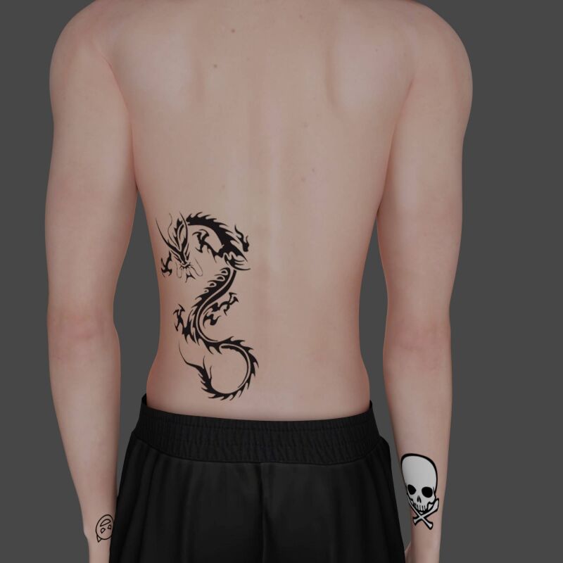 Male Tattoo #2 by Simmer Creator 2 sims 4 cc male tattoo 2 by simmer creator 2