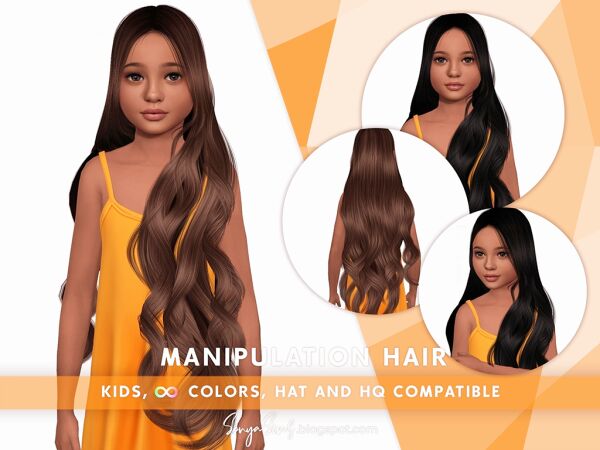 Manipulation Hair for Kids 1 Manipulation Hair for Kids Sims 4 CC