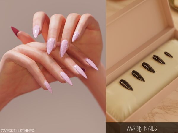 Marin Nails 1 Marin Nails Sims 4 CC