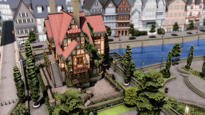 Charming Medieval Teen House 2 sims 4 cc medieval teen house by plumbobkingdom 4