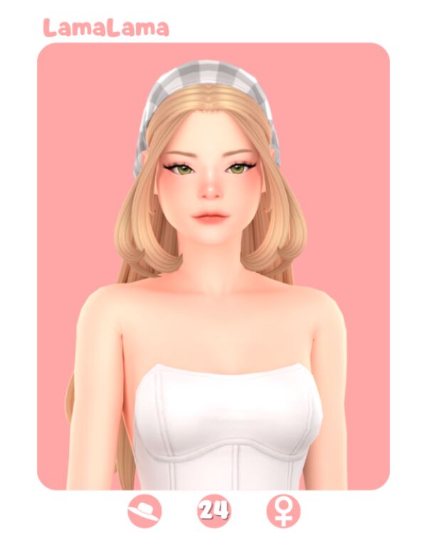 Melyssa Hair By Lamalama 1 Melyssa Hair By Lamalama Sims 4 CC