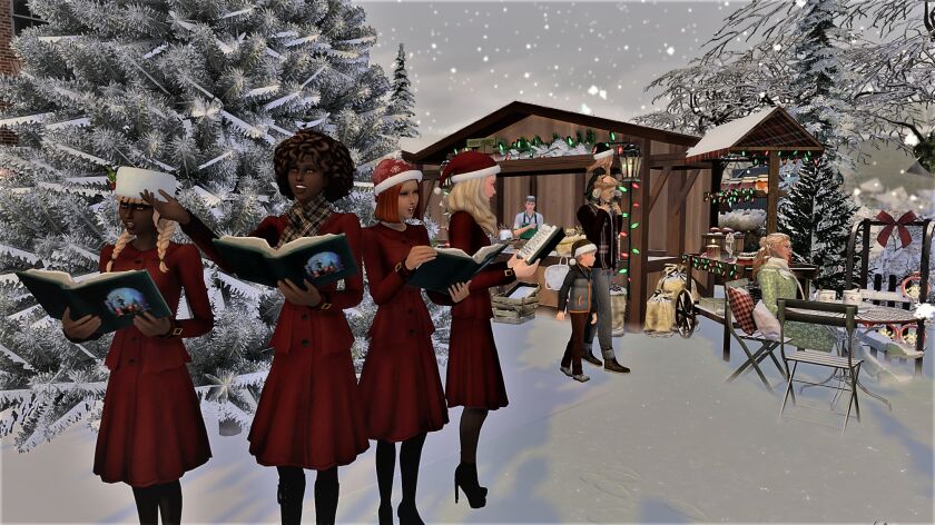 Download the Christmas Market Now! 14 sims 4 cc merry christmas everyone christmas market can now 14