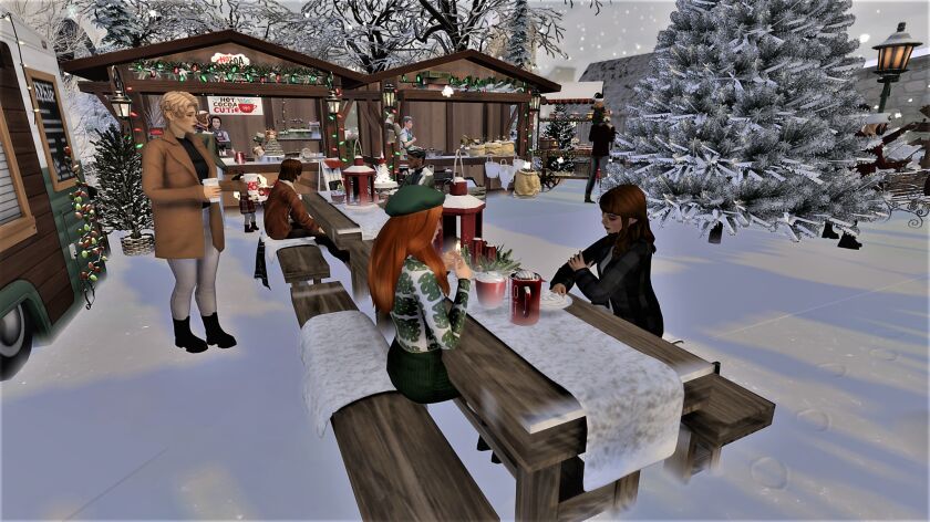 Download the Christmas Market Now! 15 sims 4 cc merry christmas everyone christmas market can now 15