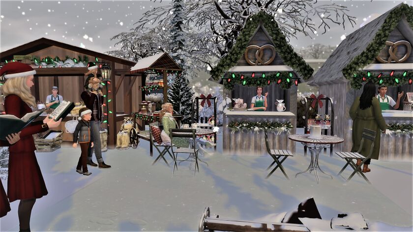 Download the Christmas Market Now! 22 sims 4 cc merry christmas everyone christmas market can now 6