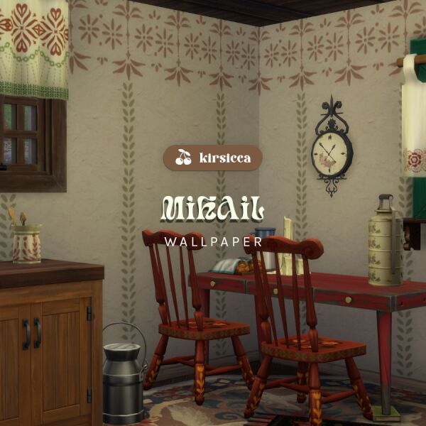 Mihail Wallpaper by Kirsicca 1 Mihail Wallpaper by Kirsicca Sims 4 CC