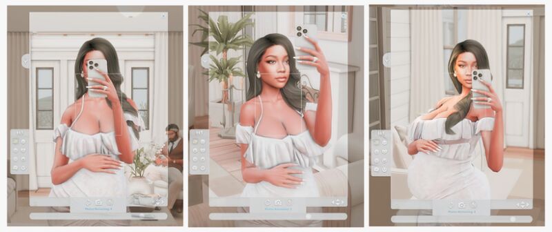 Mirror Selfies V3 - Pregnancy Solo Edition 2 sims 4 cc mirror selfies v3 pregnancy solo edition by simwithshan 2