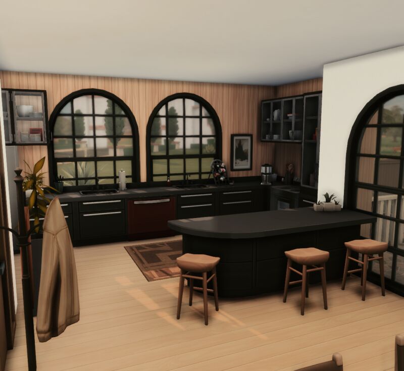 Modern Base Game Family Home 🏡 9 sims 4 cc modern base game family home by sara091 2