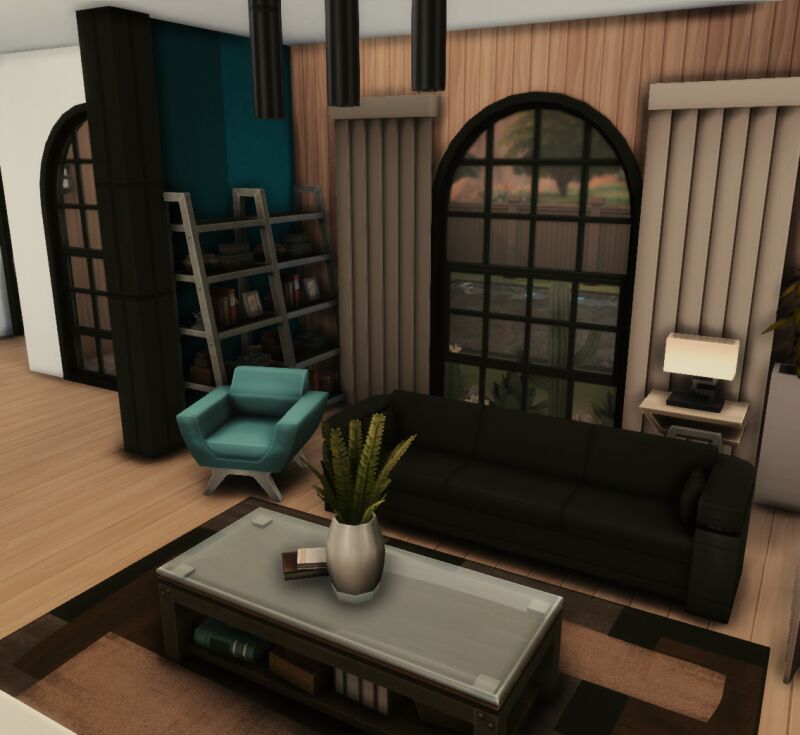 Modern Base Game Family Home 🏡 7 sims 4 cc modern base game family home by sara091 4