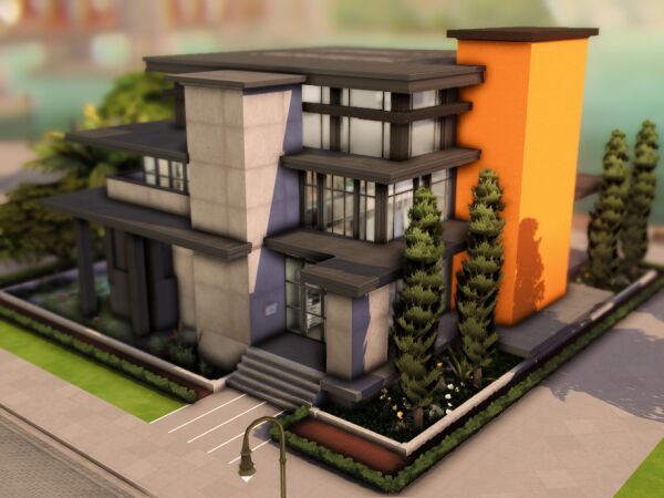 Stylish Modern Family House in The Sims 1 Stylish Modern Family House in The Sims Sims 4 CC