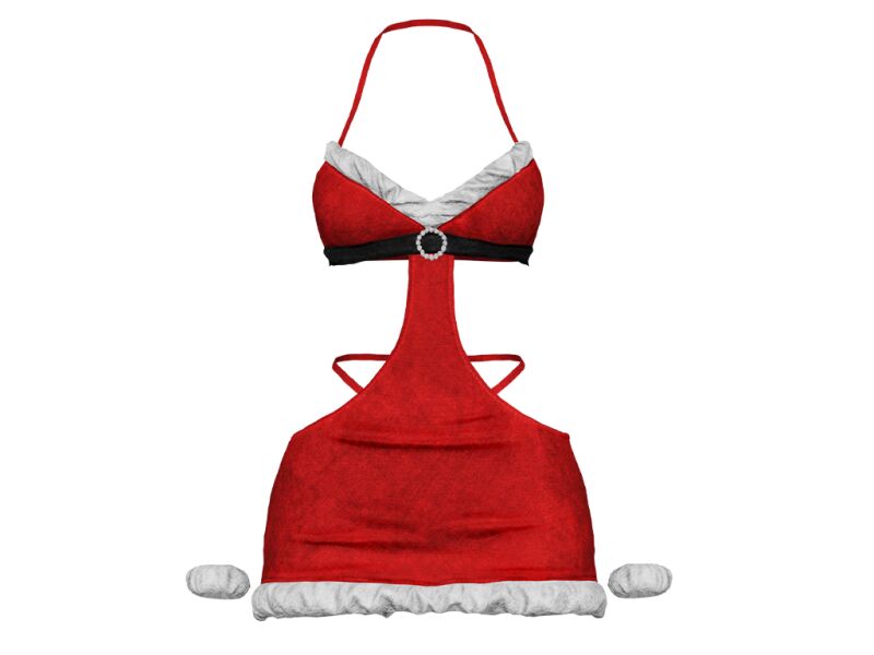 Mrs. Claus Velvet Dress by WisteriaSims 2 sims 4 cc mrs claus velvet dress by wisteriasims 2