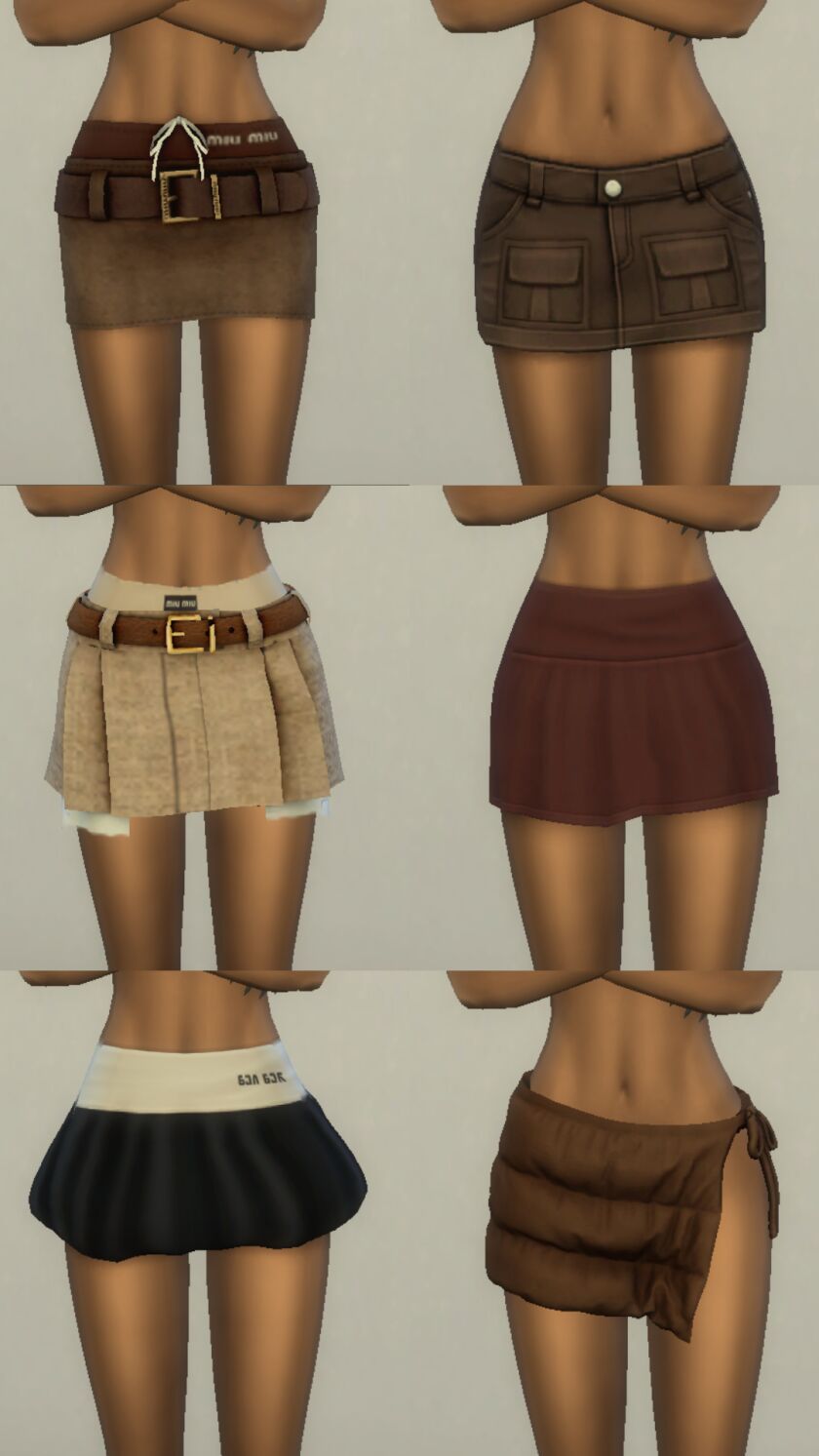 My Favorite CC Skirt Finds! 1 My Favorite CC Skirt Finds! Sims 4 CC
