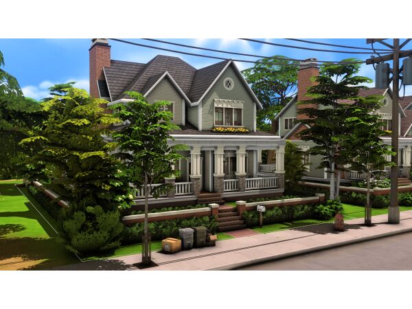 Newcrest Family House 1 - A Charming Family Home 1 Newcrest Family House 1 – A Charming Family Home Sims 4 CC