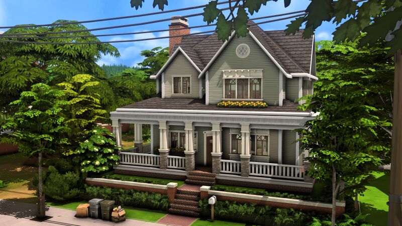 Newcrest Family House 1 - A Charming Family Home 5 sims 4 cc newcrest family house 1 by plumbobkingdom 2