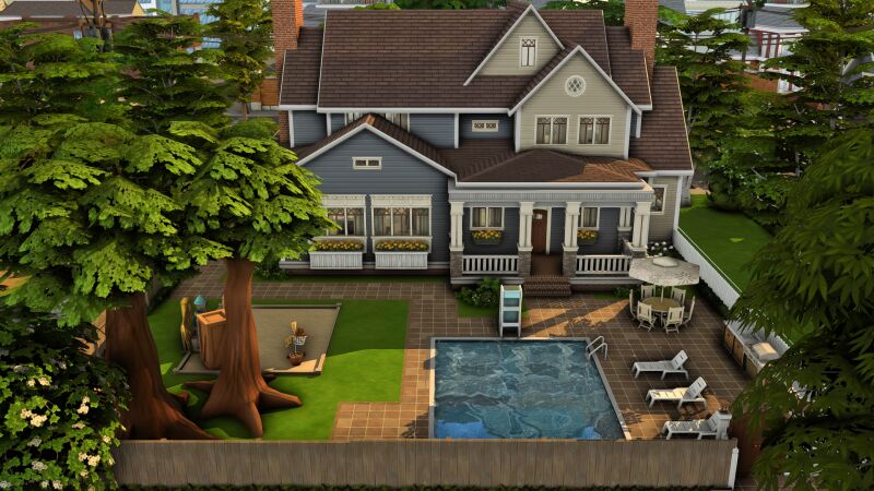 Stylish Newcrest Family House 5 5 sims 4 cc newcrest family house 5 by plumbobkingdom 2