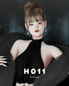Nilyn Hair H011 Sims 4 CC