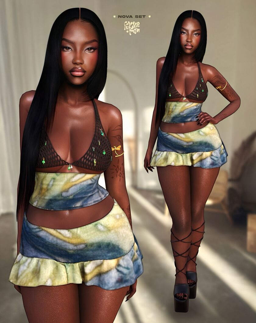 Nova Set - Stylish and Elegant 1 Nova Set – Stylish and Elegant Sims 4 CC
