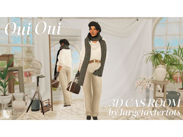 OUI OUI CAS Room 1 OUI OUI CAS Room Sims 4 CC