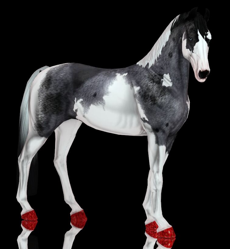 Colorful Hooves for Sims Horses 7 sims 4 cc painted colored hooves 2