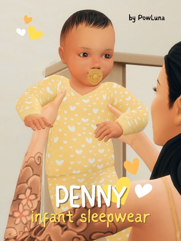 Stylish Penny Set by Powluna 1 Stylish Penny Set by Powluna Sims 4 CC