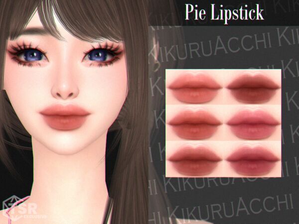 Delicious PIE Lipstick for Sims 1 Delicious PIE Lipstick for Sims Sims 4 CC