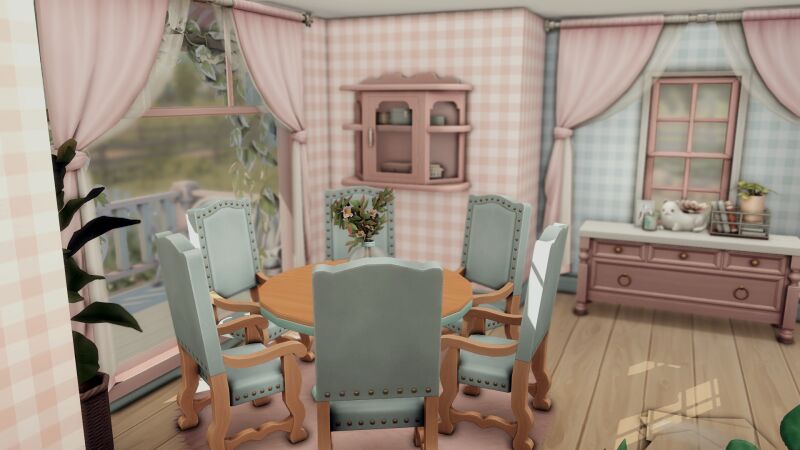 Charming Pink Dollhouse by Bojanasimsyt 4 sims 4 cc pink house for a famous doll by bojanasimsyt 7