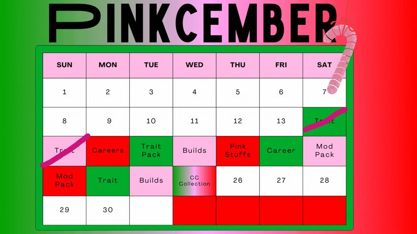 Discover the Yammy/Packin' Trait for Your Sims! 4 sims 4 cc pinkmas gift 02 yammypackin trait 5