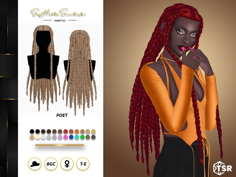 Poet Hairstyles You’ll Love 4 sims 4 cc poet hairstyles by sehablasimlish 2