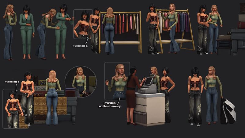 Pose Pack | NOT This, Mom! 2 sims 4 cc pose pack not this mom by vellesa 2