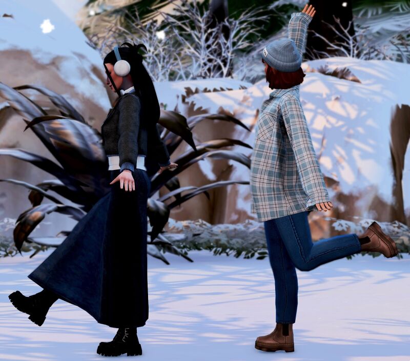 Winter Wonders Posepack 3 sims 4 cc posepack winter wonders by gruesims 2